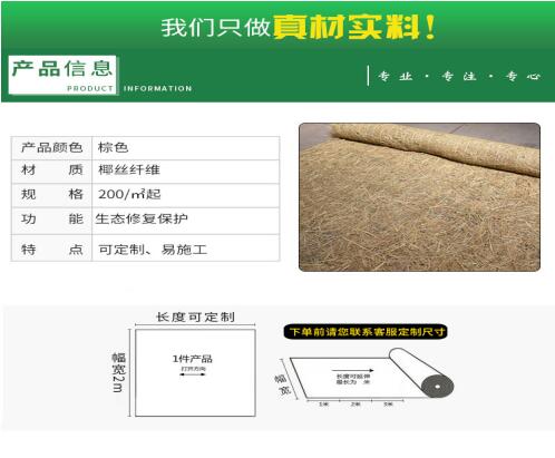 椰絲毯在實際護坡工程中的應(yīng)用