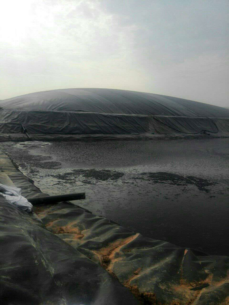 魚塘黑膜 黑膜沼氣池、氧化塘設計施工方案